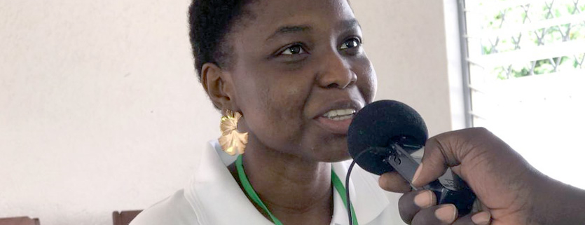 Remise du prix François Sergy à Dodji Juliette Kpessou